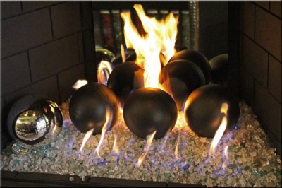 6 Matte Black Fireballs